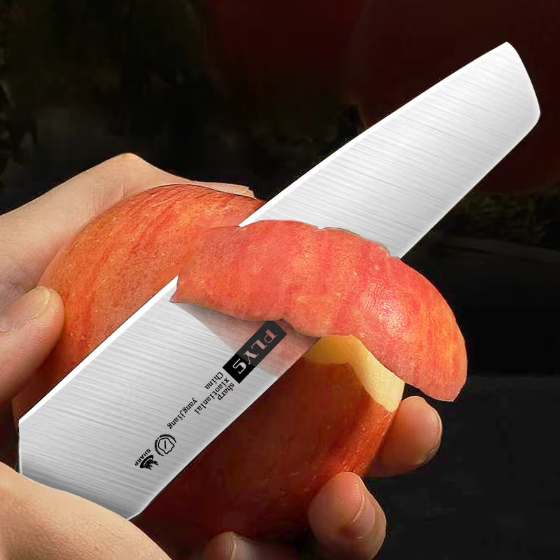 Hochwertiges PLYS Schälmesser aus Silber und Holz für Obst und Gemüse - Bild 3
