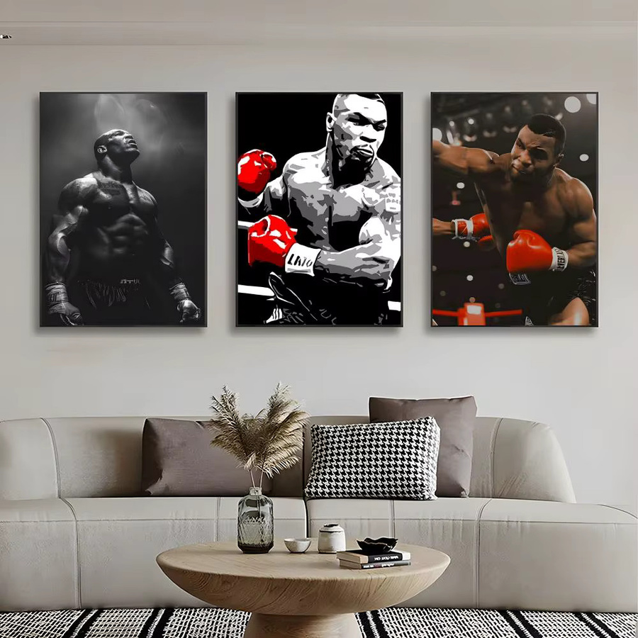 Boxchampion T-Tyson Poster Wandkunstdruck in Weiß, ungerahmt, B: 15,0 cm, H: 20,0 cm - Bild 2