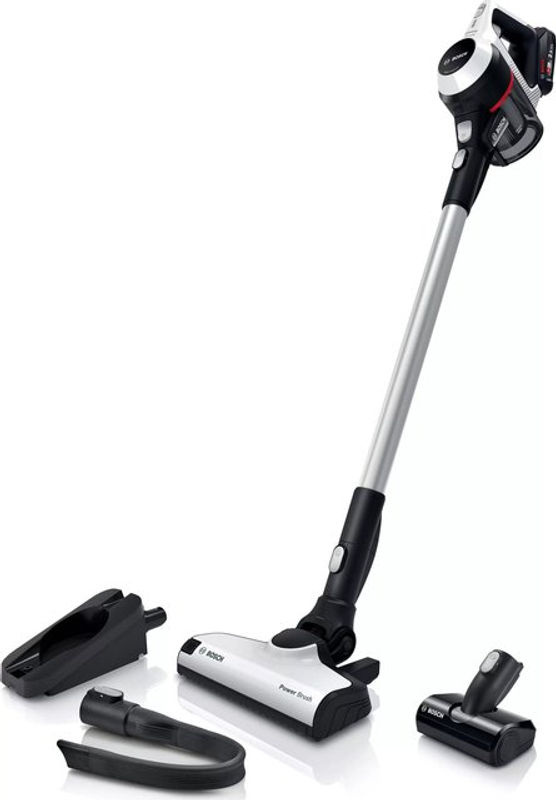 Bosch Unlimited 6 Akku-Stielstaubsauger BKS611MTB beutellos in Schwarz-Weiß inkl. Mini-Turbobürste - Bild 2