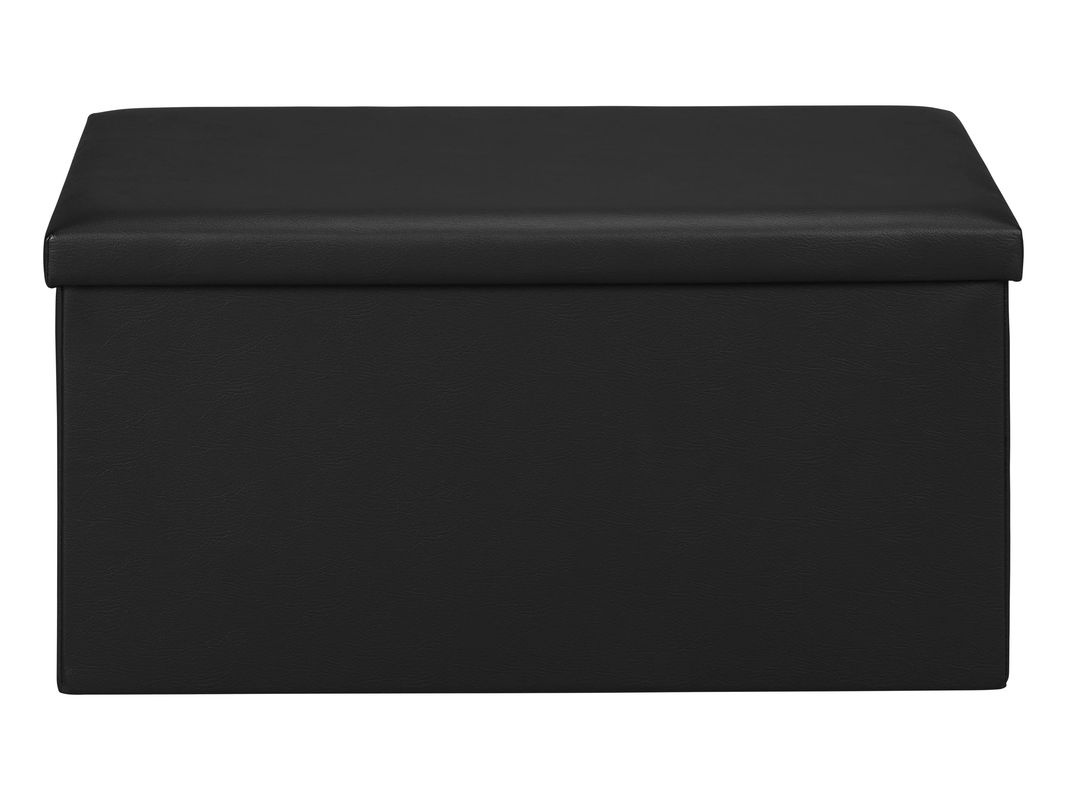 LIVARNO Sitztruhe klappbar in Schwarz mit abnehmbarem Bezug, B/T/H: 76,0 x 37,5 x 37,5 cm - Bild 2