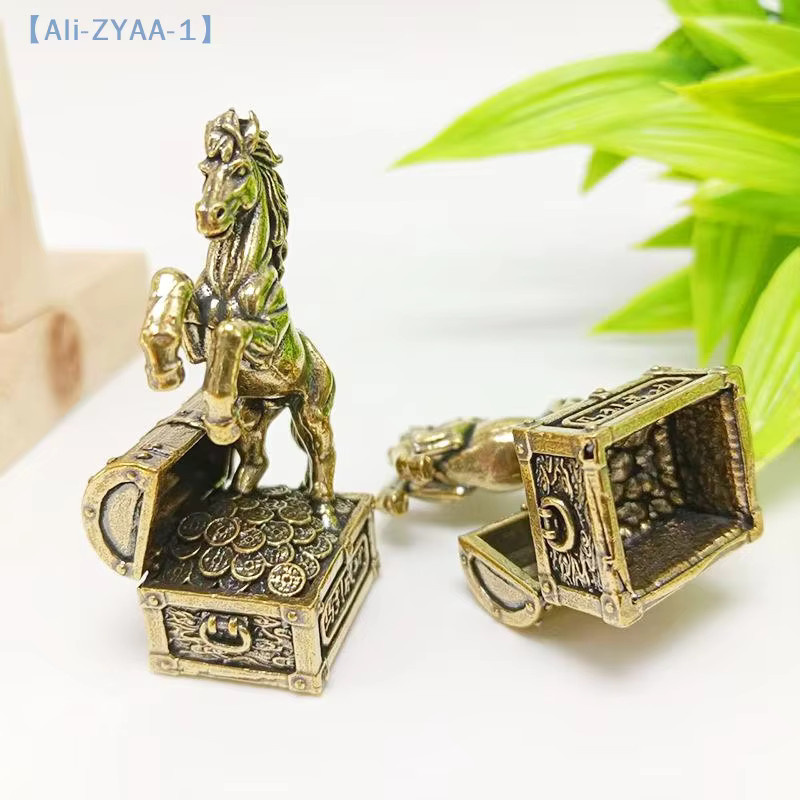 JETTING Pferd Statue Sternzeichen Ornament aus Messing in Gold für Feng Shui und Home Decor - Bild 2