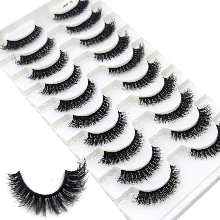 AMSDCN Künstliche Wimpern, 3D Nerz-Look, Unisex - Bild 3