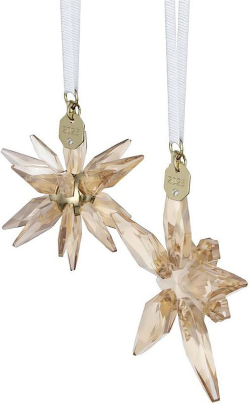 SWAROVSKI Kristallfigur Stern 2025, Silber und Transparent, Geometrische Weihnachtsdekoration - Bild 1