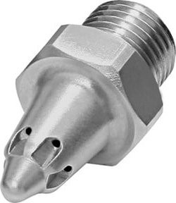 Riegler Lärmarme Runddüse aus Aluminium in Silber, M12x1,25, Düsen-Außendurchmesser: 11 mm, 22.206 - Bild 1