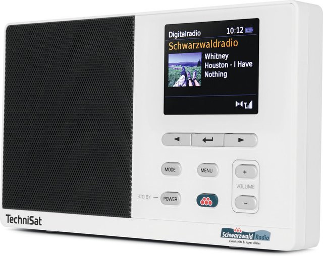 TechniSat DIGITRADIO 215 Schwarzwaldradio Edition DAB+ UKW Kofferradio in Weiß oder Schwarz - Bild 1