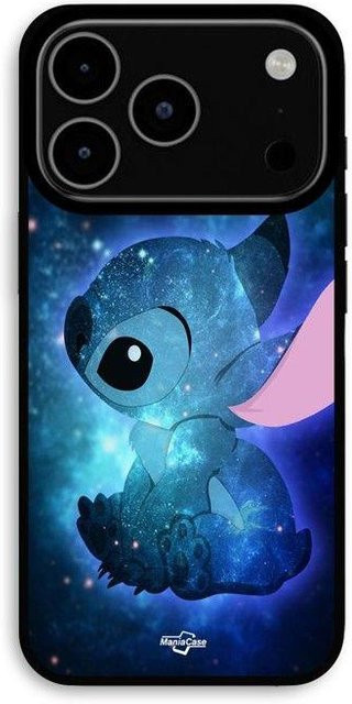 Maniacase iPhone 17 Pro Hülle mit Stitch Design in Blau und Schwarz - Bild 1