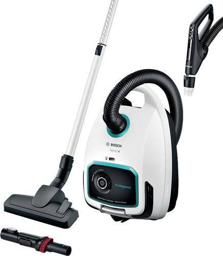 Bosch BGL6LHYG Bodenstaubsauger in Weiß mit waschbarem Filter - Bild 1