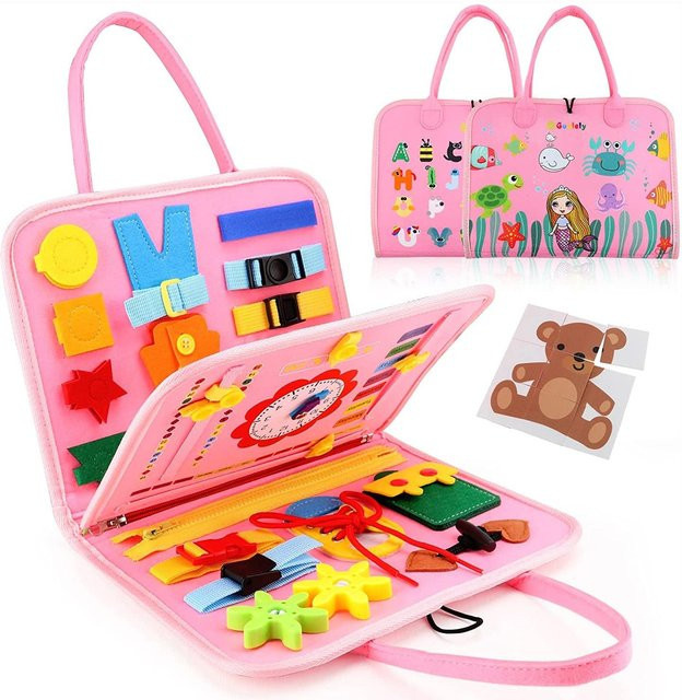 Binchi Outdoor Product Montessori Kinder Reise Spielzeug, Filz, Bunt / Mehrfarbig - Bild 1