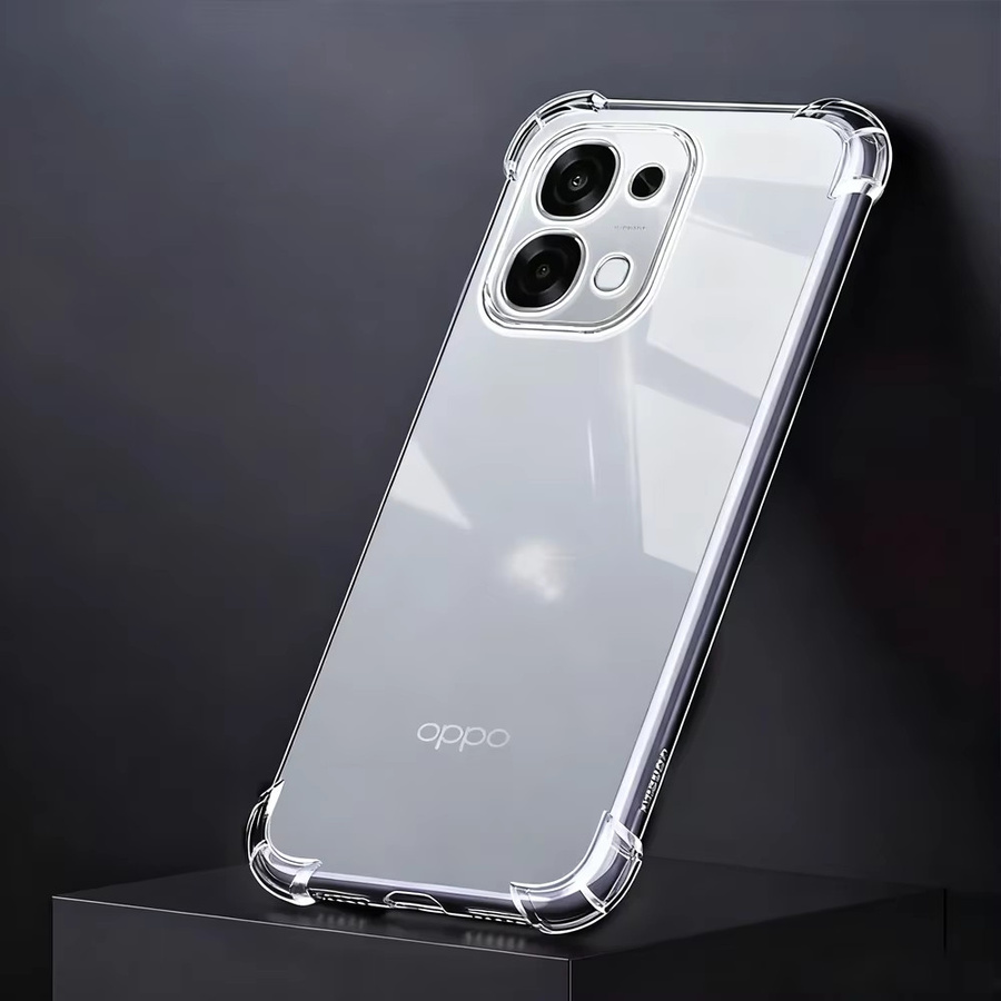 Transparente TPU Handyhülle mit verstärkten Ecken und Kameraschutz für OPPO A6 Pro 4G CPH2799 und A6 Pro 5G CPH2781 - Bild 3