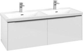 V&B Waschtischunterschrank Subway 3.0 in Weiß, B/T/H: 127,2 x 42,9 x 47,8 cm - Bild 1