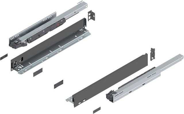 Blum Legrabox Pure Set Schubladensystem mit Blumotion Soft-Close in Oriongrau, Nennlänge: 500 mm, Tragkraft: 40 kg - Bild 1