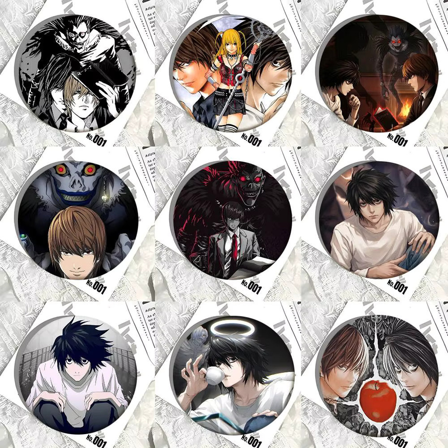 Brosche Anime Death Note, Anstecknadel, Unisex - Bild 2
