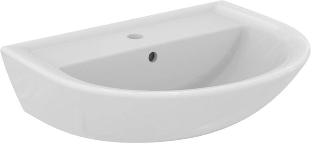 Ideal Standard Waschtisch Eurovit in Weiß mit 1 Hahnloch und Überlauf, Breite: 60 cm - Bild 1