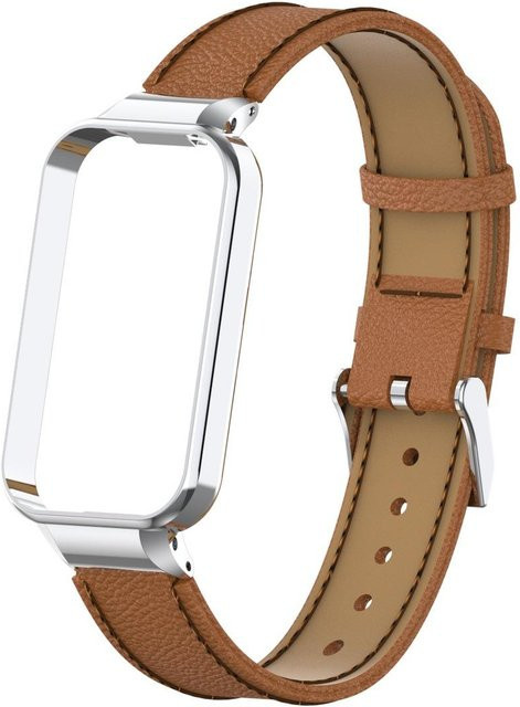 Agood Uhrenarmband Leder, braun, Unisex - Bild 1