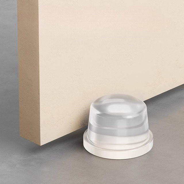 TFAAI Transparente Silikon-Türstopper Anti-Klopf-Polster für Büro und Zuhause ohne Bohren - Bild 1