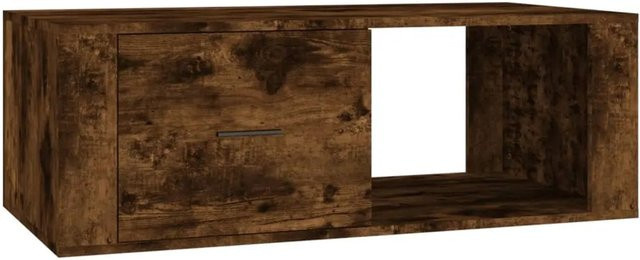 vidaXL Couchtisch aus Holzwerkstoff in Räuchereiche, Braun, B/T/H: 100 x 50,5 x 35 cm - Bild 1