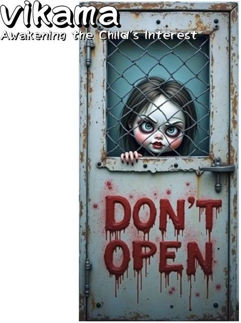 VIKAMA Halloween Garagentor Banner Wandteppich mit Geister-Friedhof Motiv aus Polyester für deine Dekoration im Hof oder bei Partien im Freien B: 120 cm, H: 60 cm - Bild 1
