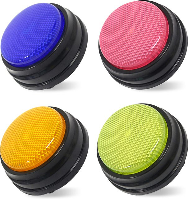 Summer Fun Sprechknöpfe, Lernressourcen, Summer, mit LED-Funktion, 4-teiliges Set - Bild 1