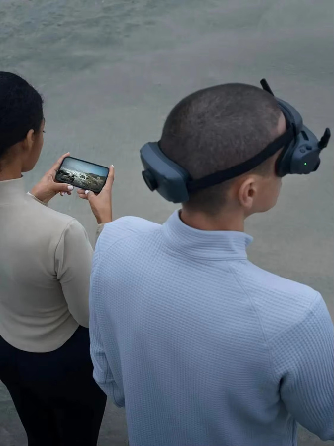 DJI Goggles 3 FPV-Brille mit Micro-OLED-Bildschirmen und O4 HD-Videoübertragung - Bild 5