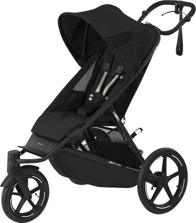 Cybex Gold Kombikinderwagen AVI SPIN in Schwarz mit Sportsitz und Babywanne