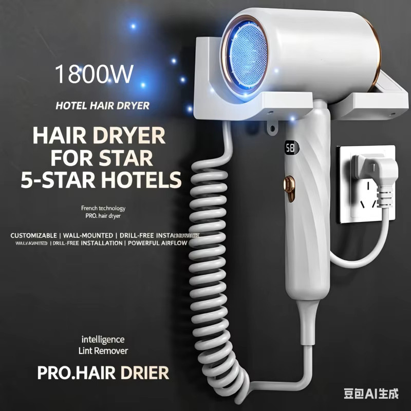 XMSJ Haartrockner, Unisex, Grau, Weiß - Bild 1