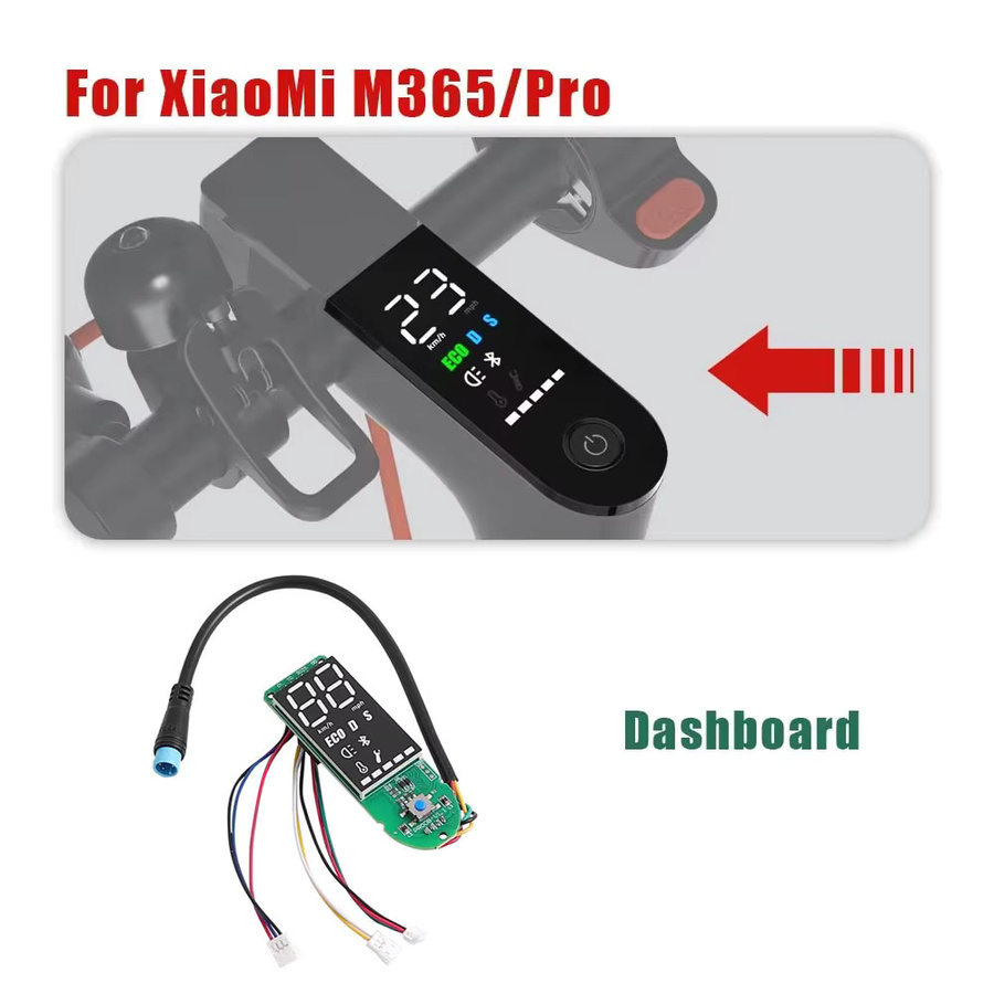 Xiaomi M365 Pro Ersatz Armaturenbrett mit Bluetooth Display-Panel in Grün - Bild 2