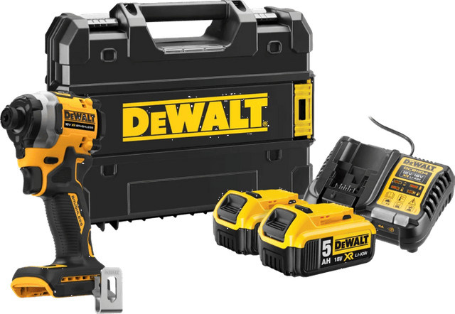 DeWalt DCF850NT-XJ Akku-Schlagdreher Starterset in Gelb mit 2x 5,0-Ah-Akkus - Bild 1