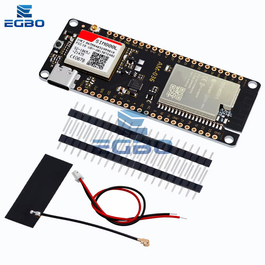 TTGO T-Call V1.3 ESP32 Wireless-Modul mit SIM800L, GSM/GPRS-Antenne und SIM-Antenne in Schwarz für Arduino - Bild 3