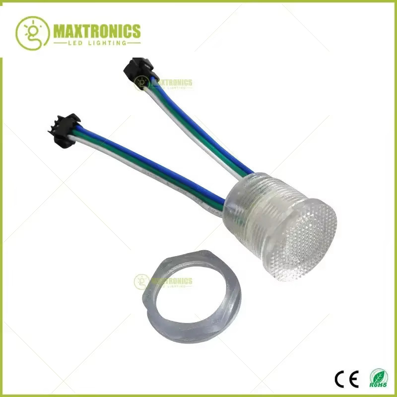 Wasserdichte WS2811 RGB LED Module mit SMD5050 Pixeln, Durchmesser: 20 mm, DC5V - Bild 3