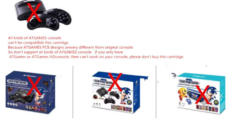 138 in 1 Spiele Modul für Sega Megadrive Genesis Retro Konsole - Bild 2