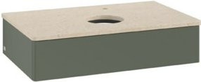 V&B Waschtischunterschrank Antao ohne Frontstruktur, lackiert, B/T/H: 80 x 50 x 19 cm - Bild 1