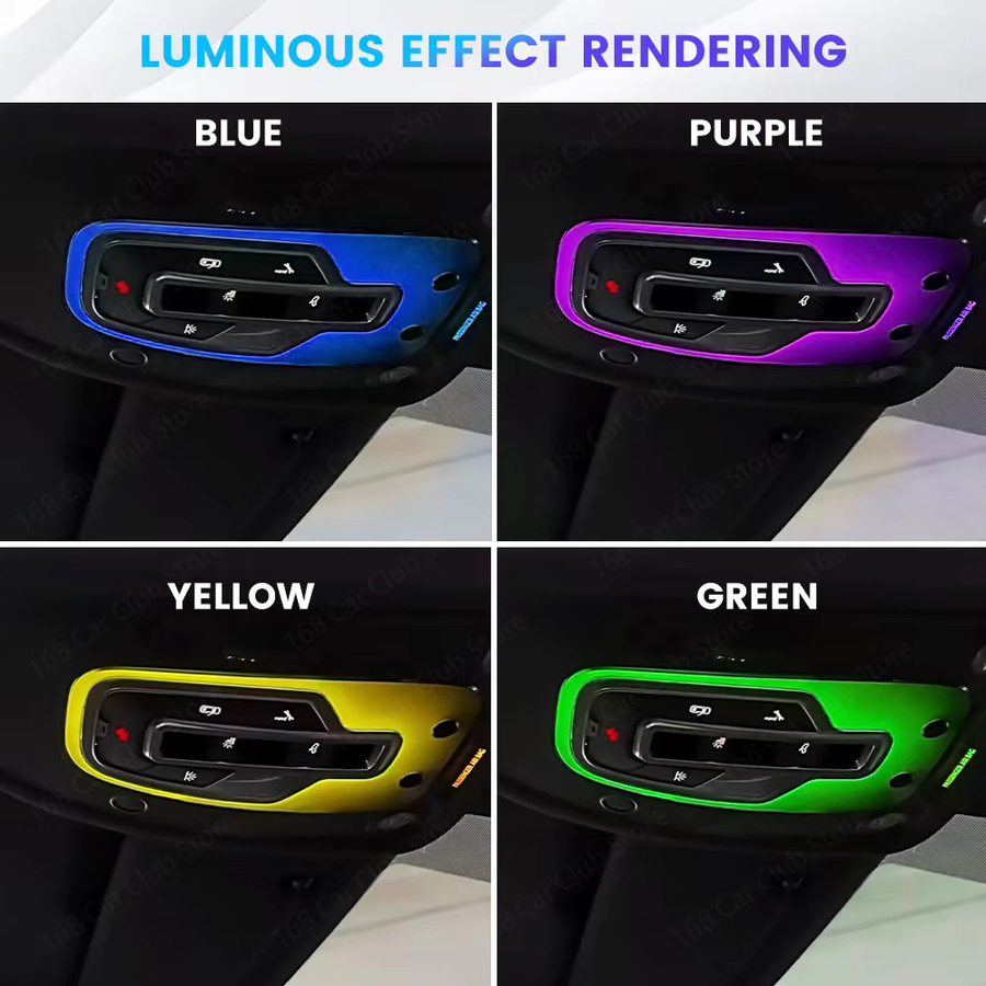 RGB LED Umgebungslicht mit 32 Farben für Audi A4 A5 A6 A7 C8 Q7 B9 zur Fahrzeug-Innenraumbeleuchtung und als Leselicht in Multicolour - Bild 4
