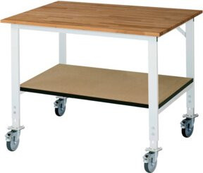 Rau Fahrbarer Arbeitstisch Tom KM-01, höhenverstellbar, B/T/H: 125 x 100 x 91-123 cm - Bild 1