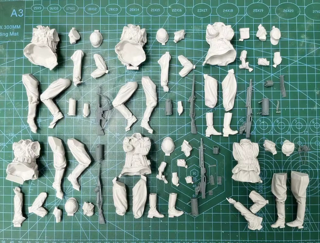 LISM Panzerpanzer-Soldat, Militär-Miniaturspielzeug, Maßstab 1:16, 6-teiliges Set - Bild 2