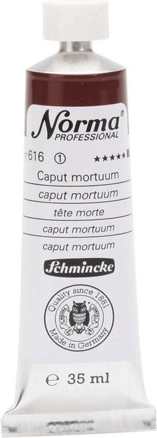 Schmincke Norma Künstlerfarbe Caput Mortuum, 35 ml, Braun - Bild 1