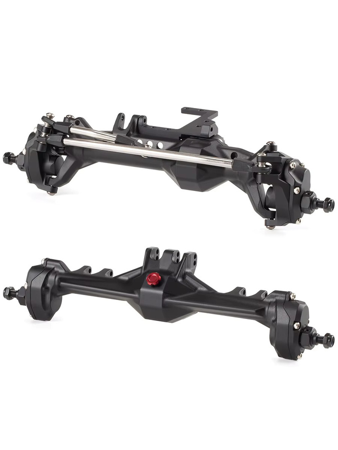 Phoenix CNC-Aluminium-F10-Portalachssatz mit BTA-Servohalterung, 1/10 RC Rock Crawler Truck - Bild 4