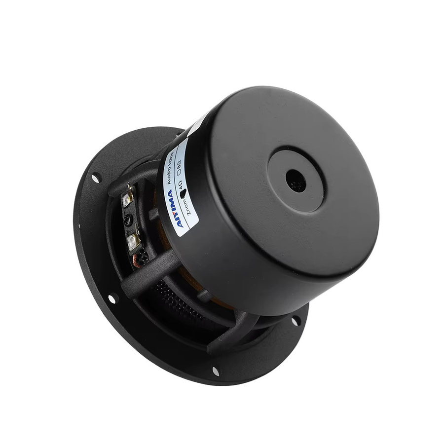 AIYIMA 4 Zoll Subwoofer Lautsprecher mit 80 Watt HiFi Bass Audio und Fiberglas Becken in Schwarz - Bild 2