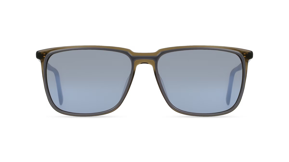Humphrey's 588169 Sonnenbrille Vollrand, Quadratisch, Kunststoff, Grün, Herren - Bild 1