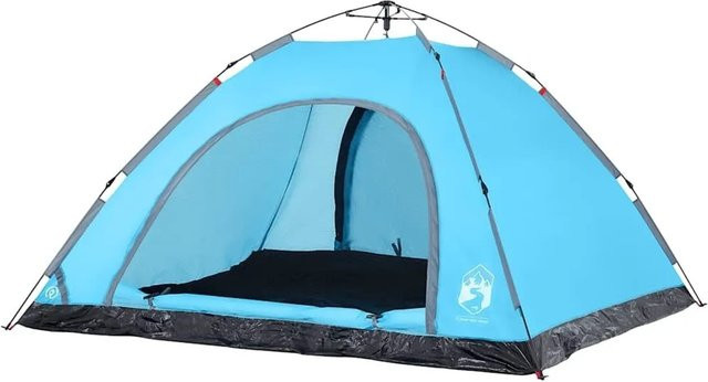 vidaXL Campingzelt für 5 Personen in Blau mit Quick Release System 4004174 - Bild 1