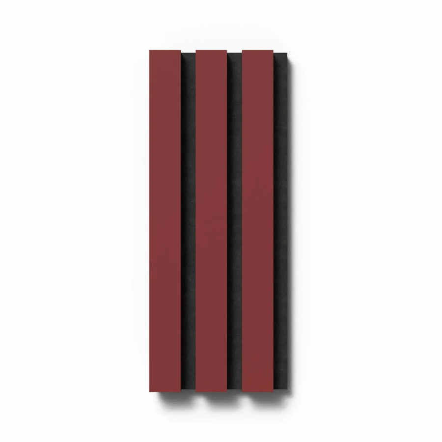 Akustikpaneel Denpanels Salsa in Schwarz mit Linoleum und Filz in Streifenoptik im skandinavischen Stil, B: 29,5 cm, H: 15 cm - Bild 2