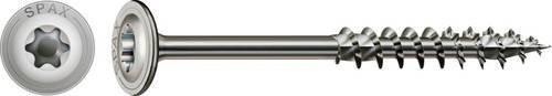 Spax Holzschraube T-Star Plus aus Edelstahl A2 in Silber, Durchmesser: 8 mm, Länge: 240 mm, 50 Stück - Bild 1