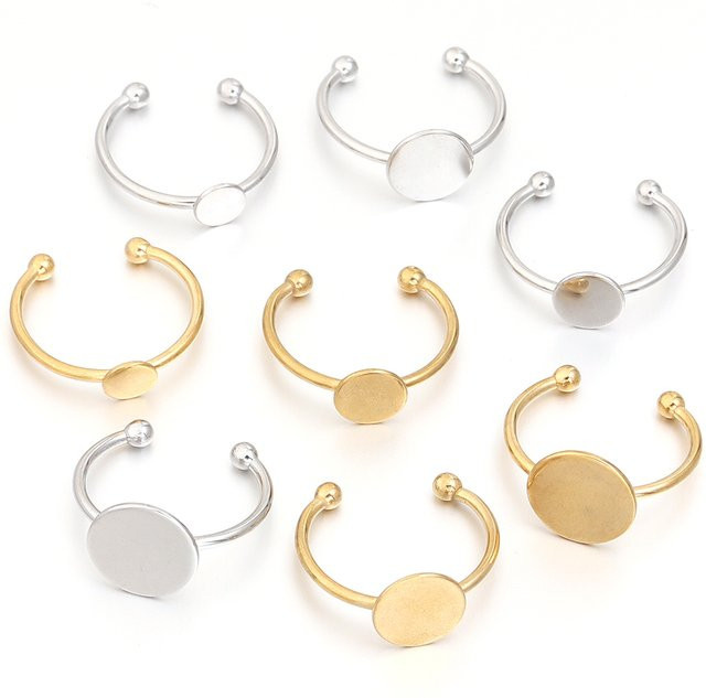 louleur Ringrohlinge Edelstahl, verstellbar, Unisex - Bild 1