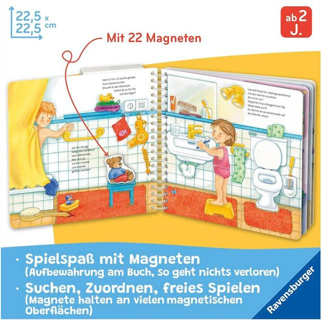 Ravensburger Mein großes Magnetbuch - Was gehört wohin?, ab 2 Jahren - Bild 1