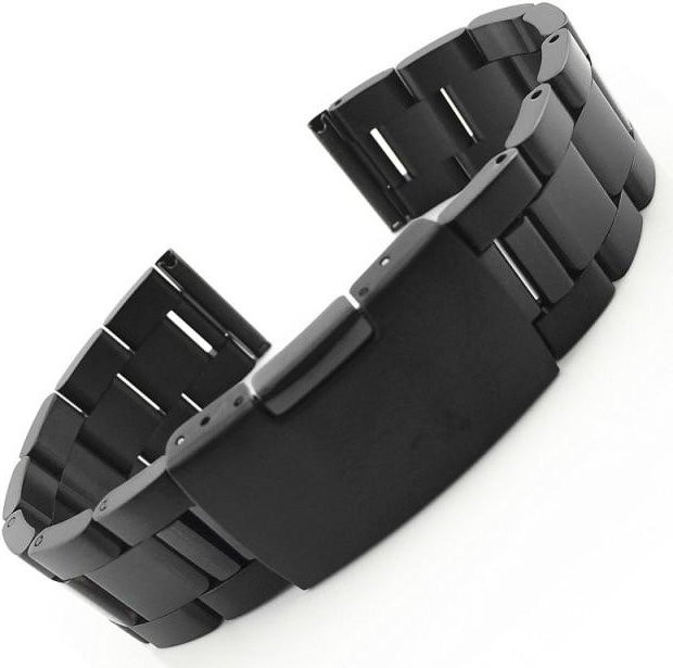 Uhrenarmband Edelstahl, 26 mm, schwarz - Bild 1