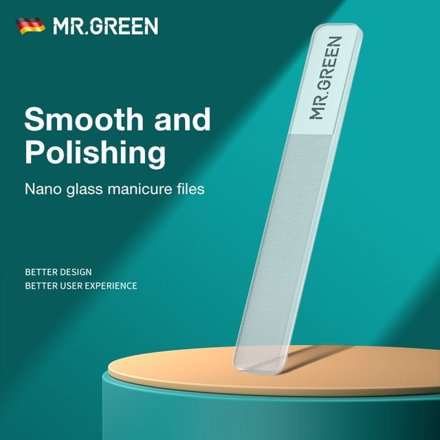 MR.GREEN Nano-Glas-Nagelfeile, glänzend, Unisex - Bild 1