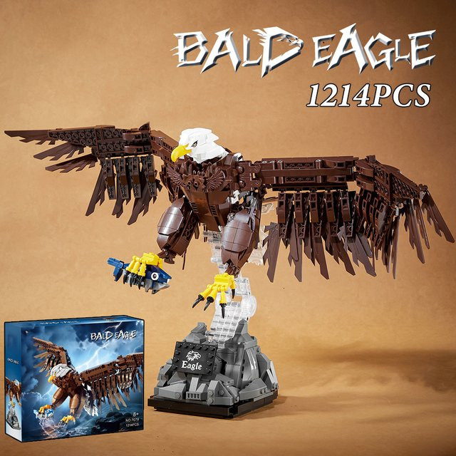 FINGERROCK Weißkopfseeadler, Bausteine, 1214 Teile - Bild 1