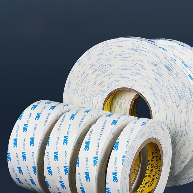 3M doppelseitiges Schaumstoff-Klebeband weiß, hochtemperaturbeständig und spurlos, Länge: 3 m - Bild 7
