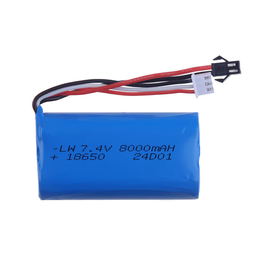RC.BURST Li-Ionen-Akku 7,4V 8000mAh 18650 SM-2P, Ersatzteile - Bild 2
