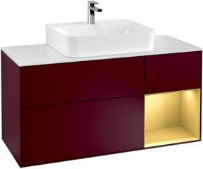 V&B Waschtischunterschrank Finion in Weiß, Breite: 120 cm, Tiefe: 50,1 cm, Höhe: 50,1 cm - Bild 1