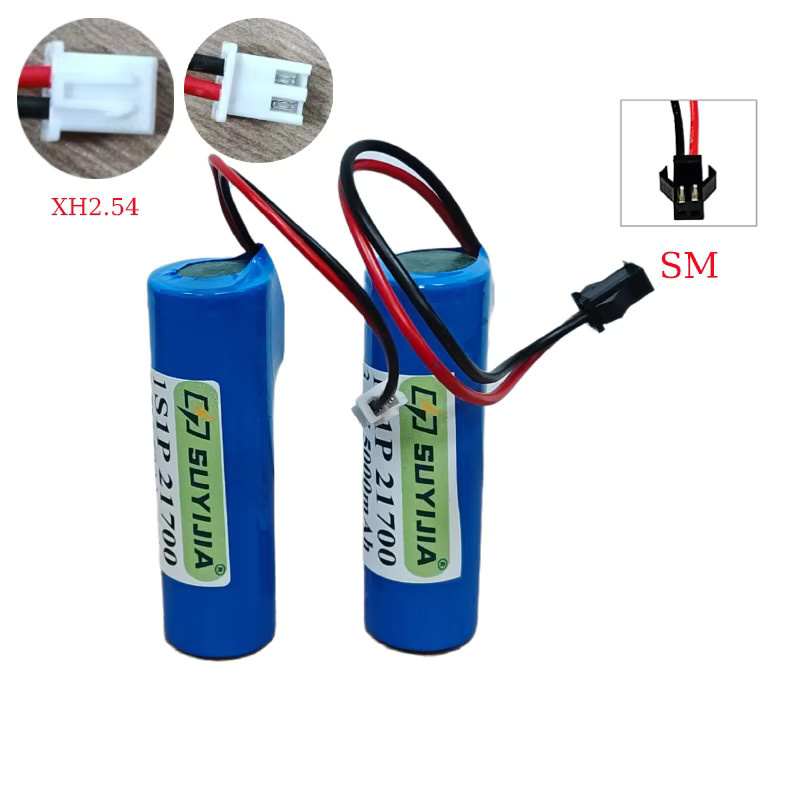 SUYIJIA 21700 Lithium-Ionen Akku 3,7V 5000mAh mit XH2.54 SM-Stecker in Blau - Bild 2